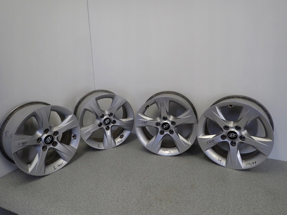 HYUNDAI i40 FELGI ALUMINIOWE 7JX16 KOMPLET 4 SZT 1/14