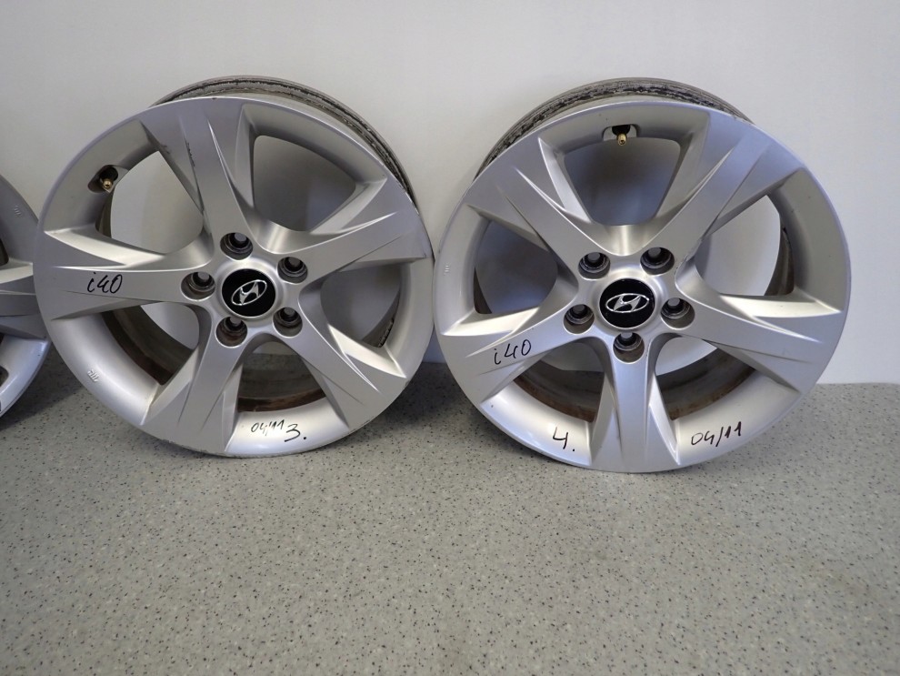 HYUNDAI i40 FELGI ALUMINIOWE 7JX16 KOMPLET 4 SZT 3/14