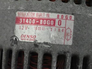SUZUKI IGNIS 1.3i 00-03 ALTERNATOR 4/6 MINIATURA