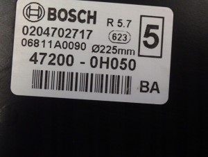 TOYOTA AYGO 1.0i 06-12 SERWO POMPA HAMULCOWA EUROPA 5/5 MINIATURA