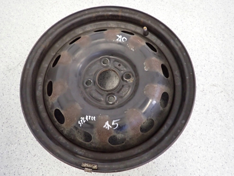 SUZUKI SPLASH 08- FELGI FELGA STALOWE 15x5.5J 4x100 1/5