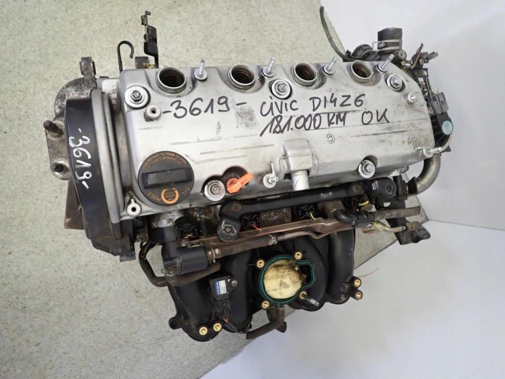 HONDA CIVIC VII 7 GEN 01-05 1.4 BENZYNA D14Z6 SILNIK MOTOR 3/10