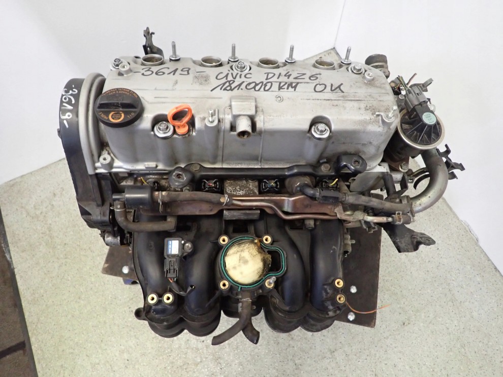 HONDA CIVIC VII 7 GEN 01-05 1.4 BENZYNA D14Z6 SILNIK MOTOR 5/10