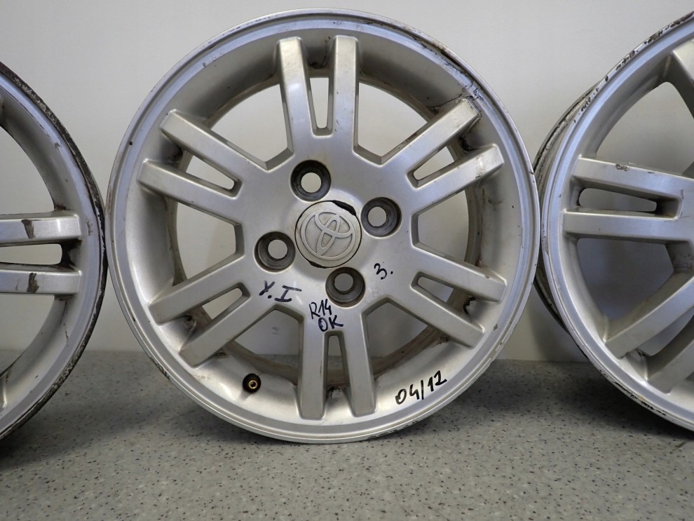 TOYOTA YARIS I 99-05 FELGI ALUMINIOWE ALUFELGI 7/14
