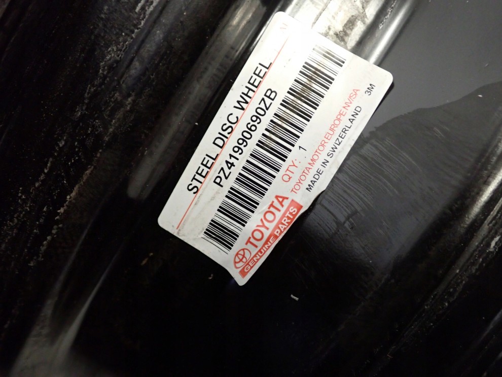 TOYOTA AYGO 06-13 FELGI STALOWE 14x4.5j 6/6