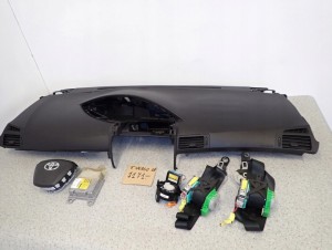 TOYOTA VERSO 2.0 D4D 09-13 PODUSZKI POWIETRZNE DESKA ROZDZIELCZA SRSY ZESTA
