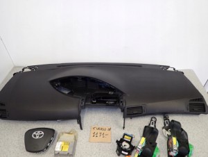 TOYOTA VERSO 2.0 D4D 09-13 PODUSZKI POWIETRZNE DESKA ROZDZIELCZA SRSY ZESTA 2/16 MINIATURA