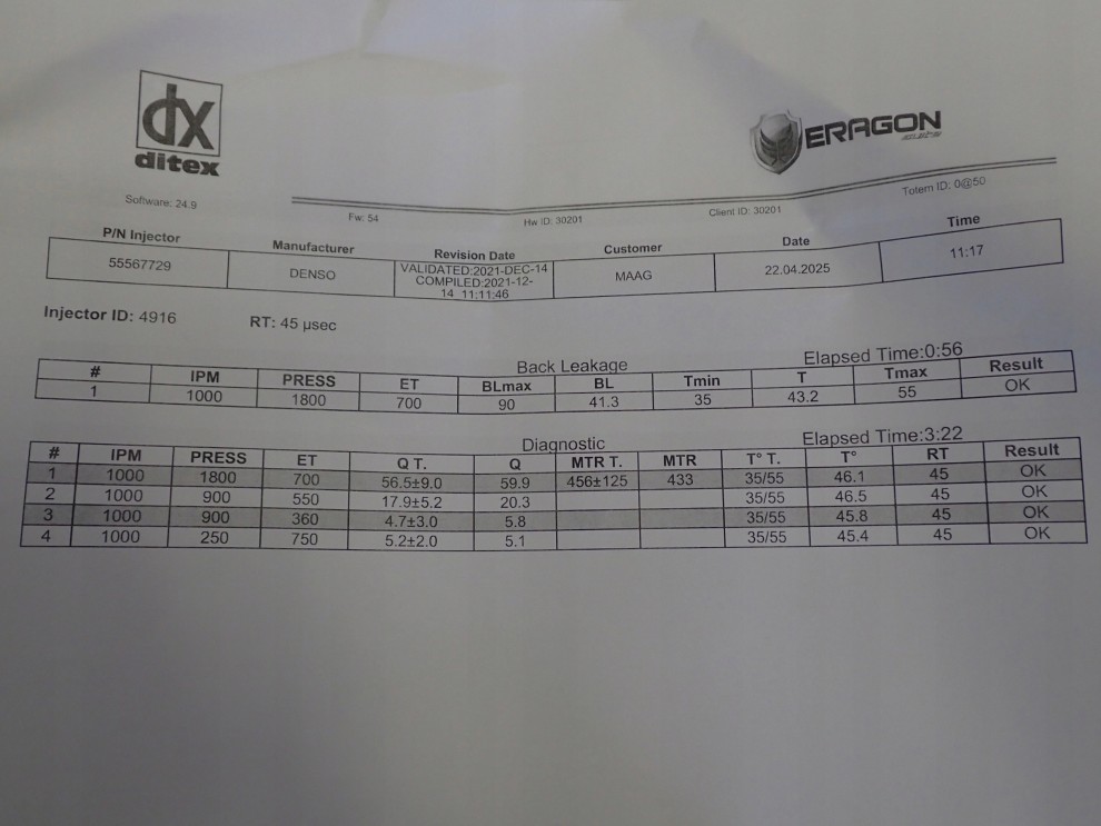 CHEVROLET CRUZE 1.7d 08- WTRYSKIWACZ 10/11