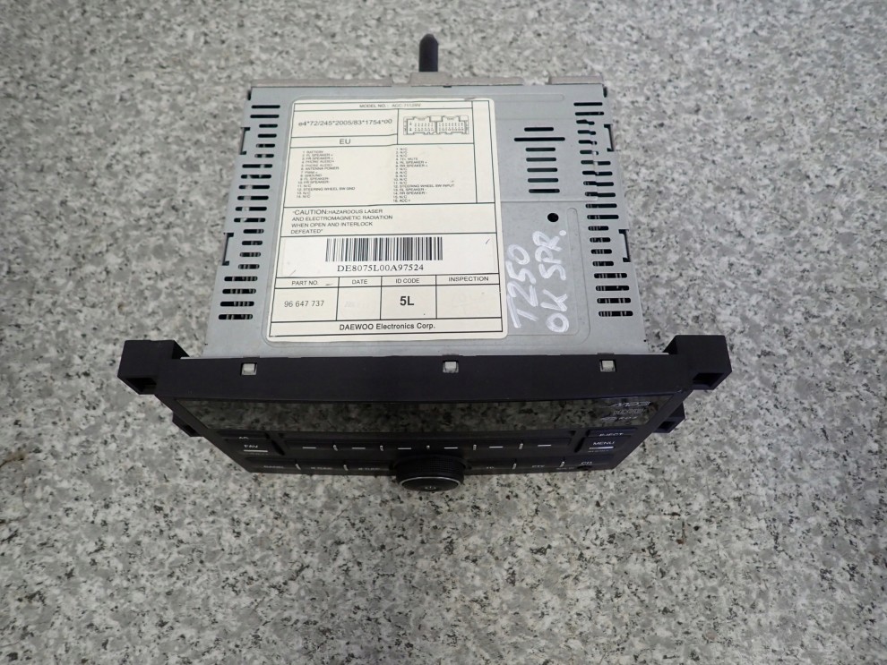 CHEVROLET AVEO T250 07- RADIO FABRYCZNE 3/6