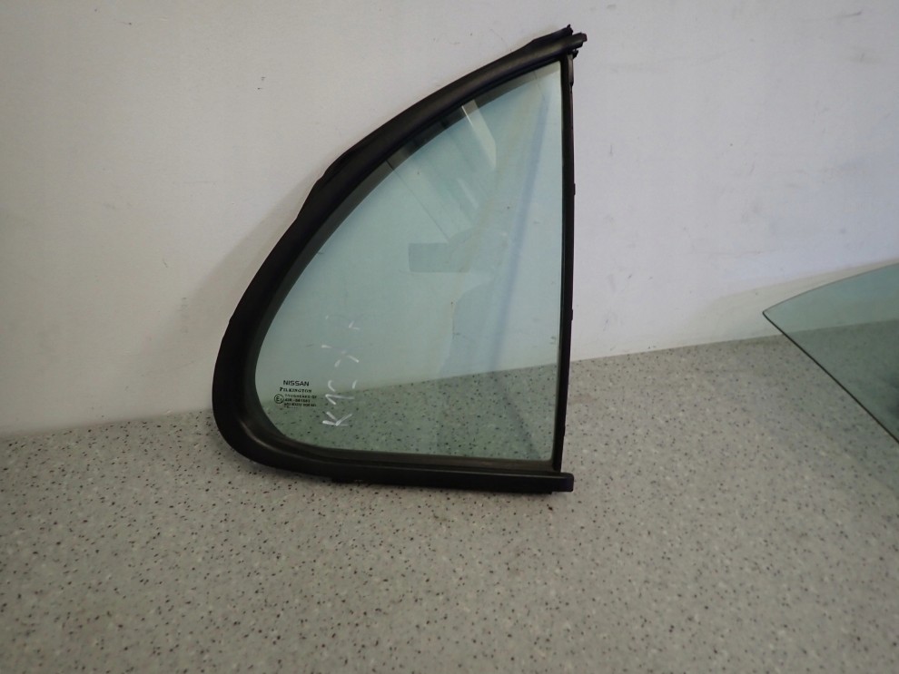 NISSAN MICRA K12 5D 03-10 SZYBA DRZWI TYLNA PRAWA Z USZCZELKĄ 3/6