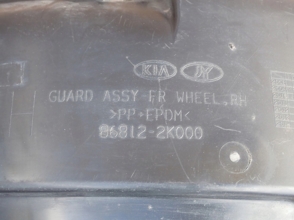 KIA SOUL I 09-11 NADKOLE PRZEDNIE PRAWE 4/6