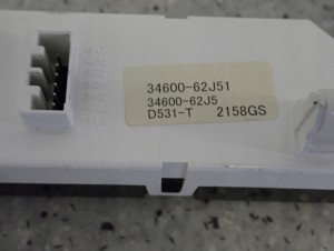 SUZUKI SWIFT 05-09 WYŚWIETLACZ ZEGAREK 4/4 MINIATURA