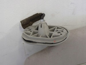 TOYOTA COROLLA VERSO 04- DASZEK PRZECIWSŁONECZNY LEWY 5/5 MINIATURA