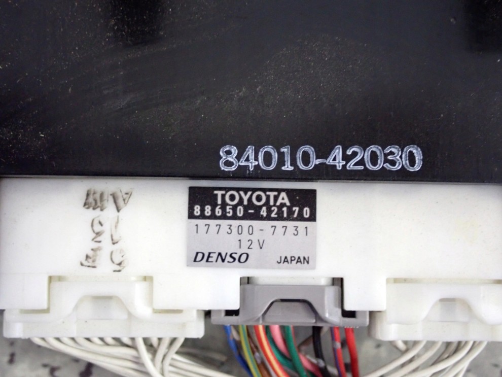 TOYOTA RAV 4 01-05 PANEL STEROWANIA OGRZEWANIEM NAWIEWU 4/7