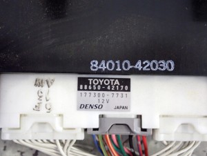 TOYOTA RAV 4 01-05 PANEL STEROWANIA OGRZEWANIEM NAWIEWU 4/7 MINIATURA