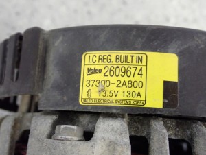 HYUNDAI i40 1.7 CRDI 11- ALTERNATOR 37300-2A800 2/6 MINIATURA