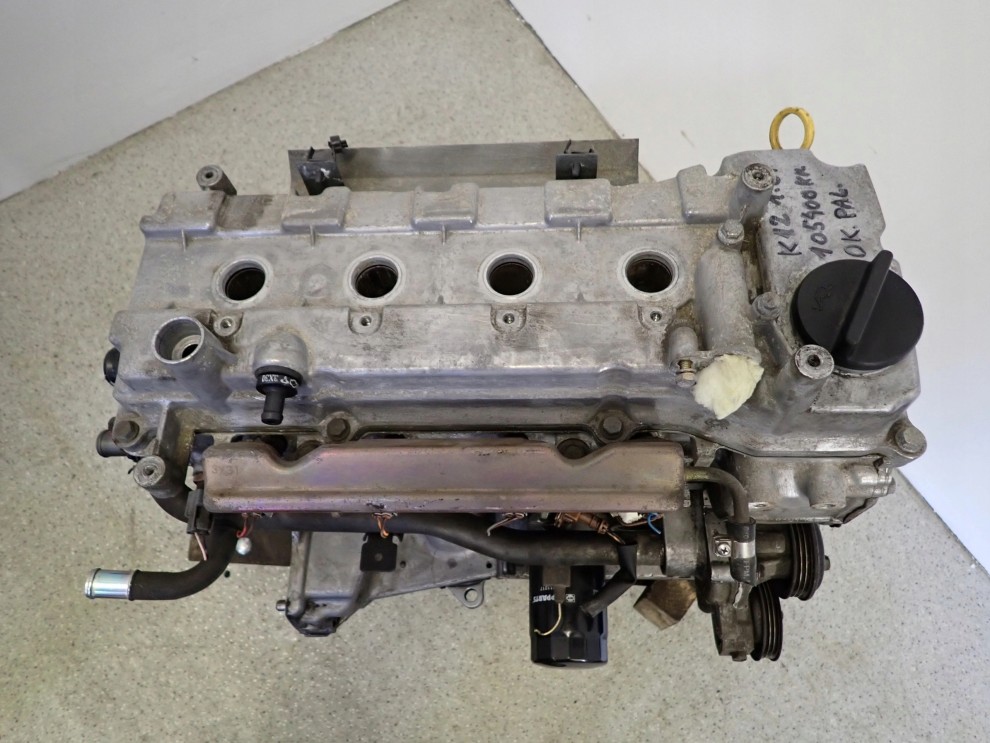 NISSAN MICRA K12 1.2i BENZYNA 02-09 SILNIK MOTOR CR12 105.TYŚ 12/12