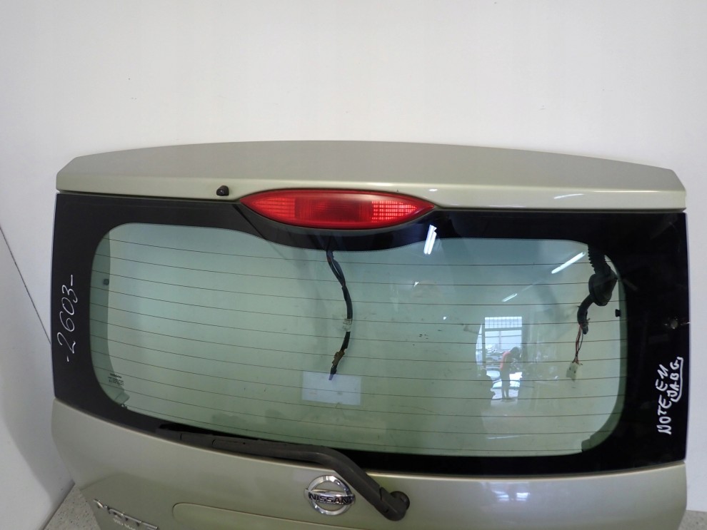 NISSAN NOTE E11 06-12 KLAPA BAGAŻNIKA SZYBA TYLNA JAB 5/10