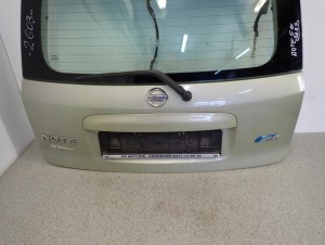 NISSAN NOTE E11 06-12 KLAPA BAGAŻNIKA SZYBA TYLNA JAB 2/10 MINIATURA