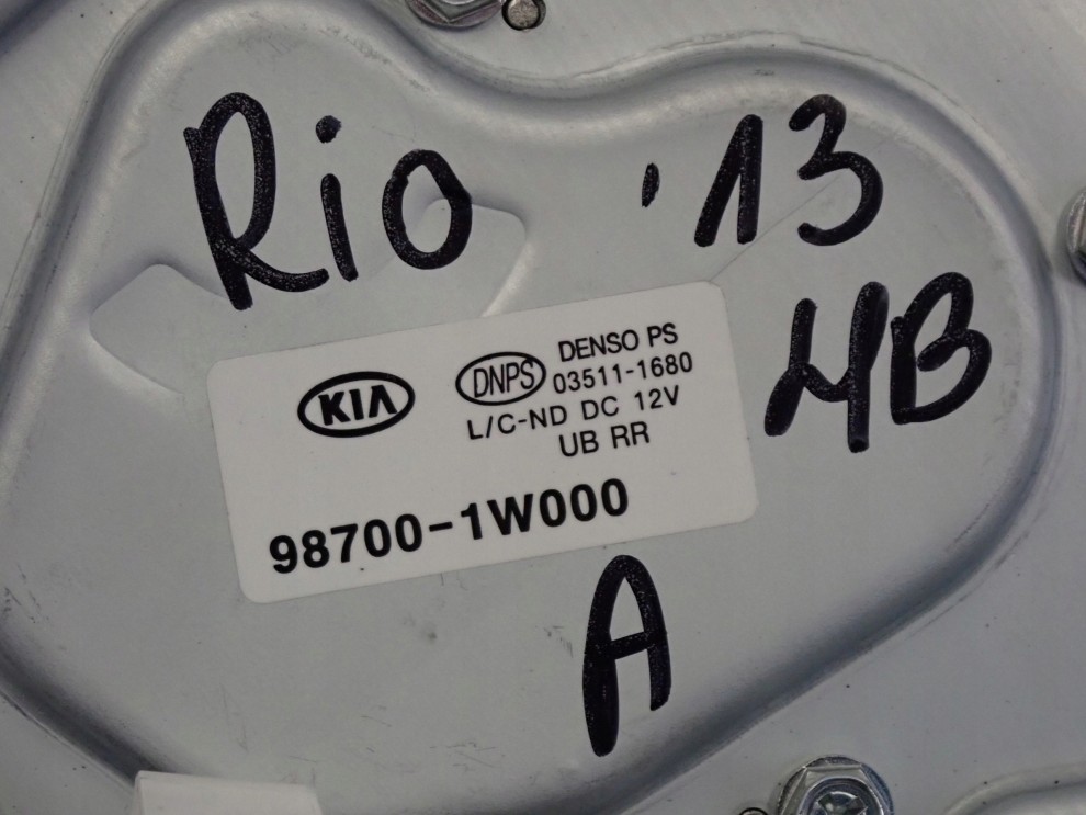 KIA RIO III 11-14 SILNICZEK WYCIERACZKI TYLNEJ 7/8
