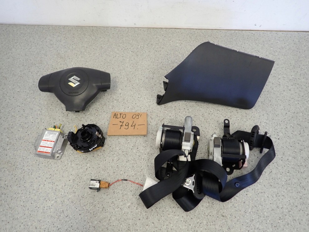 SUZUKI ALTO 09- PODUSZKI POWIETRZNE SRSY AIRBAGI EUROPA 1/11