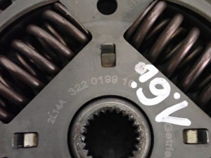 CHEVROLET LACETTI NUBIRA 1.6i 03- TARCZA DOCISK SPRZĘGŁA 4/6 MINIATURA