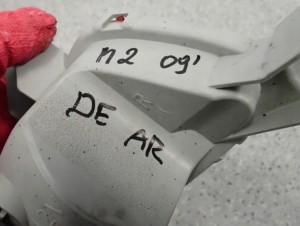 MAZDA2 MAZDA 2 II DE 08- LAMPA PRZECIWMGIELNA TYLNA PRAWA 4/6 MINIATURA