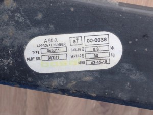 CHEVROLET AVEO SEDAN T250 07- HAK HOLOWNICZY 5/8 MINIATURA