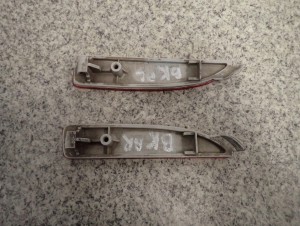 MAZDA 3 BK 03-08 ODBLASK ZDERZAKA TYŁ 2/2 MINIATURA