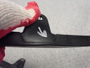 TOYOTA COROLLA E12 04- LISTWA ZDERZAKA PRZÓD LEWA PRAWA 7/8 MINIATURA