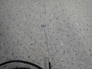 TOYOTA COROLLA VERSO 04- LINKA OTWIERANIA MASKI 7/7 MINIATURA