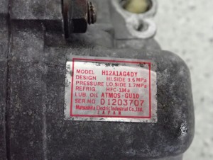 MAZDA3 MAZDA 3 BK 1.6i 03-08 KOMPRESOR KLIMATYZACJI 7/8 MINIATURA