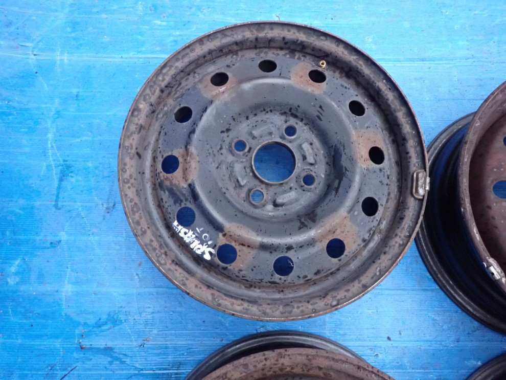 SUZUKI SPLASH 08- FELGI STALOWE KOMPLET 14x5J 4x100 ET45 6/11