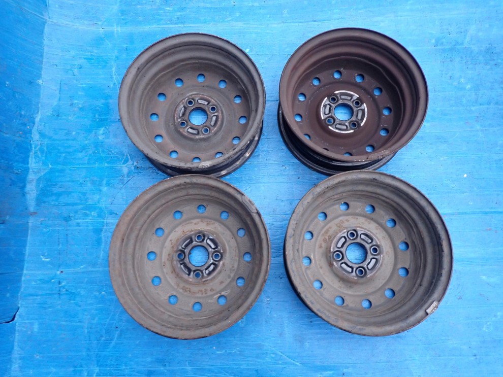 SUZUKI SPLASH 08- FELGI STALOWE KOMPLET 14x5J 4x100 ET45 9/11