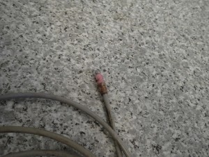 MITSUBISHI LANCER VIII SEDAN 4D 08- LINKA OTWIERANIA KLAPY BAGAŻNIKA 3/5 MINIATURA