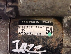 HONDA JAZZ II ROZRUSZNIK SILNIKA 1,2 ,1.3 L12. L13 2/4 MINIATURA