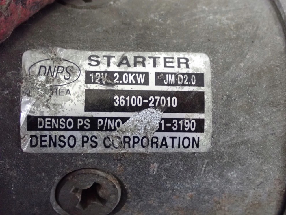 KIA SPORTAGE II HYUNDAI TUCSON 04- 2.0 CRDI ROZRUSZNIK SILNIKA 36100-27010 6/6