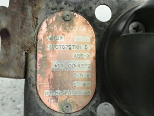 TOYOTA COROLLA VERSO 04-09 HAK HOLOWNICZY 7/10 MINIATURA