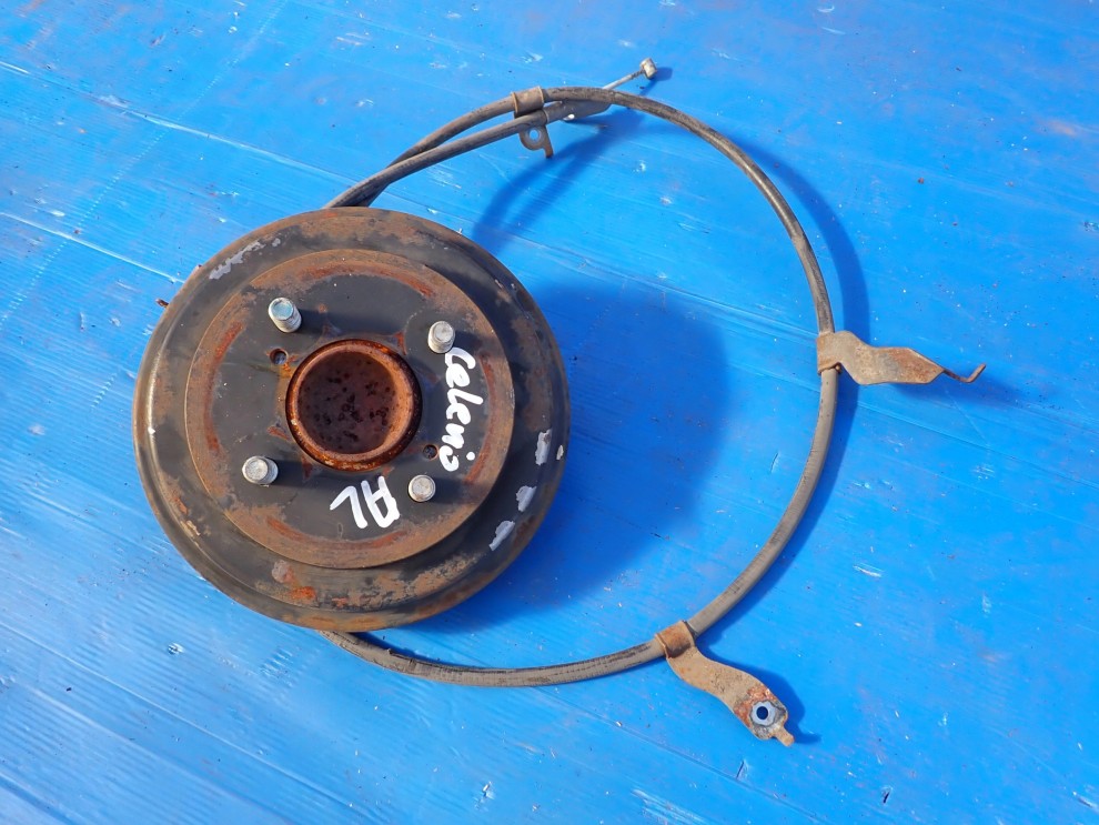 SUZUKI CELERIO 14-19 BĘBEN SZCZĘKI PIASTA TYLNA LEWA 1/4