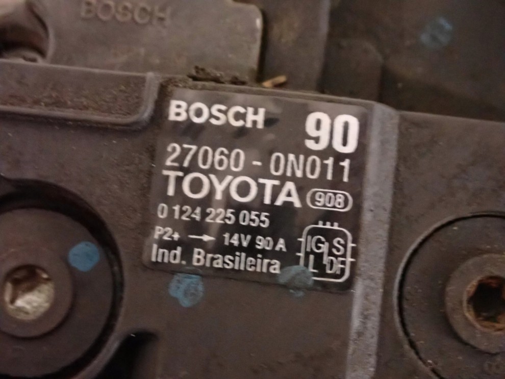 TOYOTA YARIS II 06-09 1.4 D4D ALTERNATOR 8/8