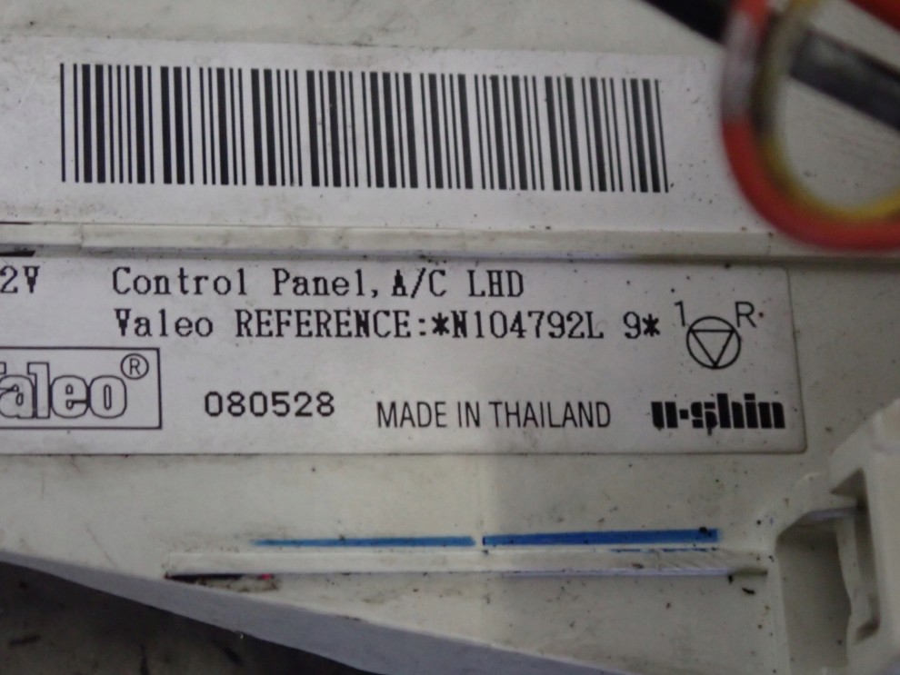 NISSAN MICRA K12 06-10 PANEL STEROWANIA NAWIEWEM 9/10