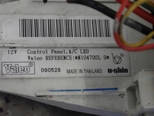 NISSAN MICRA K12 06-10 PANEL STEROWANIA NAWIEWEM 10/10 MINIATURA