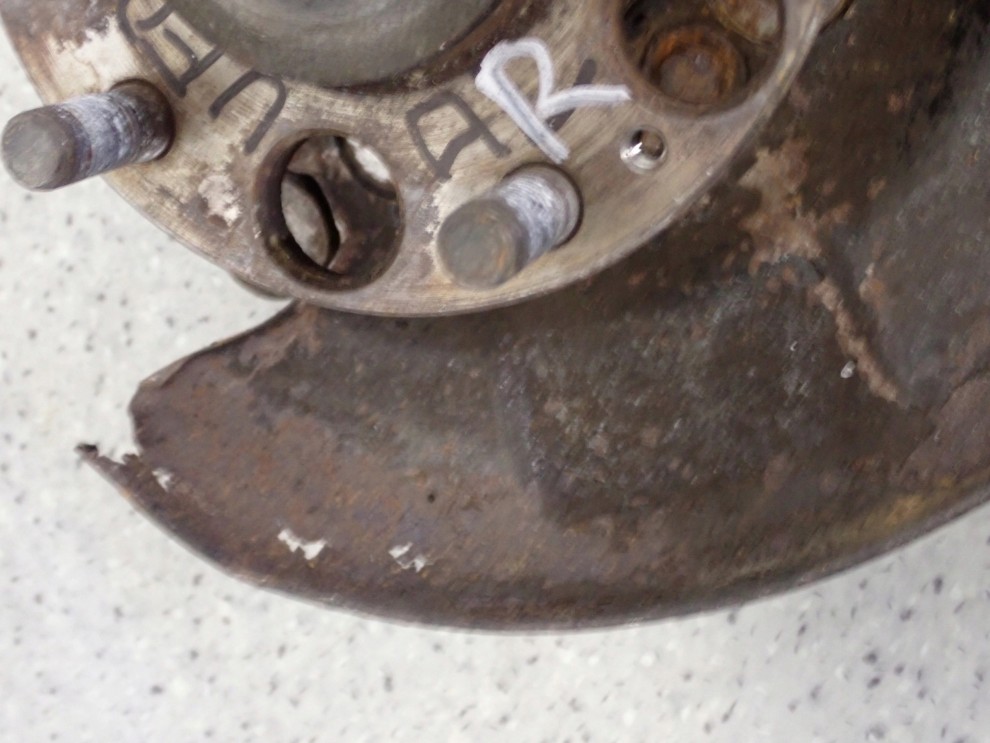 HONDA CIVIC UFO VIII 06- PIASTA OSŁONA TARCZY CZUJNIK TYLNA PRAWA 3/6