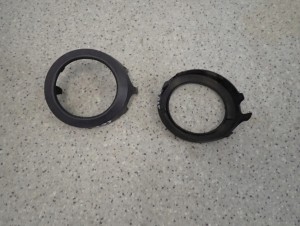 TOYOTA COROLLA VERSO 01-03 RAMKA HALOGENU ZAŚLEPKA W ZDERZAK 6/6 MINIATURA