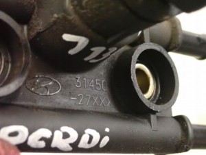 KIA SPORTAGE II TUCSON 04- 2.0 CRDI PRZEWODY ZASILAJĄCE CZUJNIK CIŚNIENIA 5/5 MINIATURA