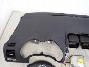 TOYOTA AURIS I E15 5D 07- PODUSZKI POWIETRZNE ZESTAW EUROPA SRSY AIRBAG 2/14 MINIATURA