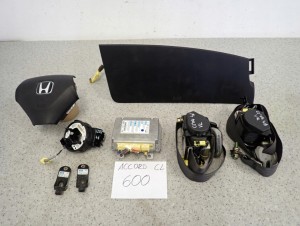 HONDA ACCORD CL VII 03- PODUSZKI POWIETRZNE ZESTAW SRS