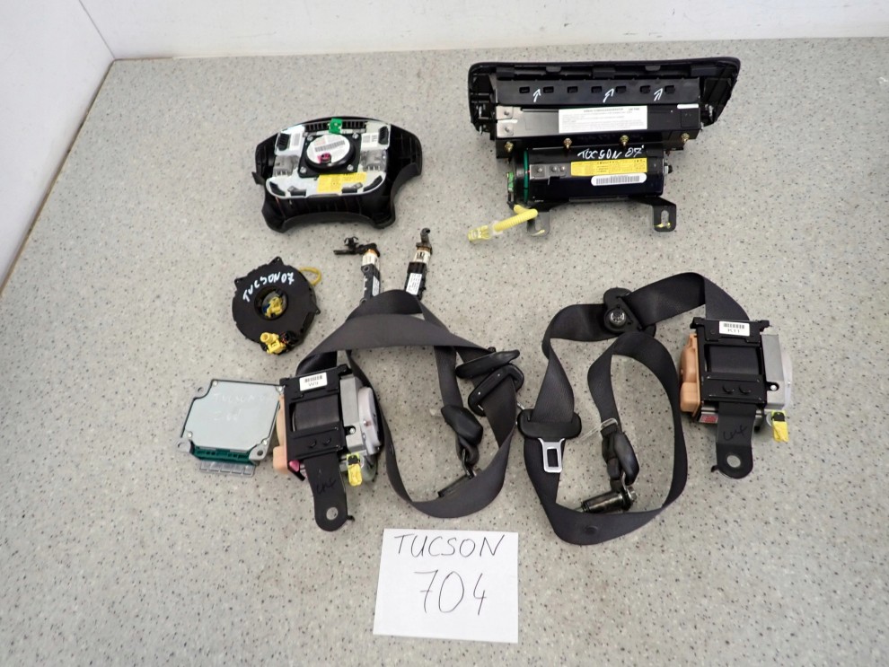 HYUNDAI TUCSON 04- PODUSZKI POWIETRZNE KOMPLET EUROPA 9/10