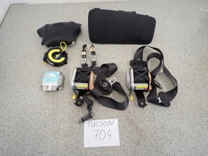 HYUNDAI TUCSON 04- PODUSZKI POWIETRZNE KOMPLET EUROPA