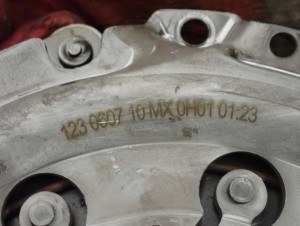 MAZDA 5 MAZDA5 CR 1.8i 05- TARCZA DOCISK SPRZĘGŁA 8/8 MINIATURA